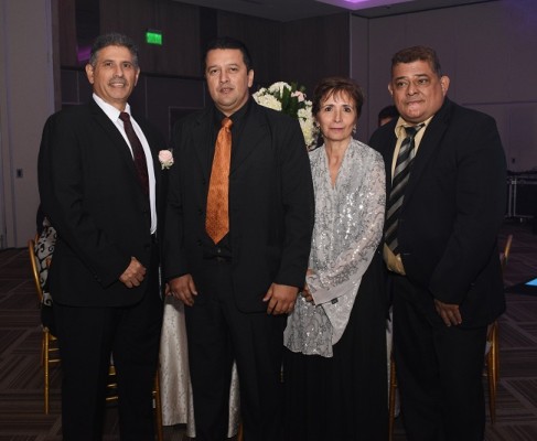 José Luis Zelaya, Carlos Jiménez, Claudia González e Ivan González