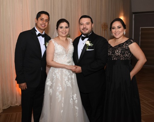 Lisandro Cubero, María Alexandra Sánchez Martínez, Marlon Obed Cardona Cerrato y Xiomara Rivera