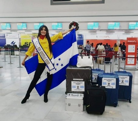 Miss Honduras Mundo ya esta en Londres