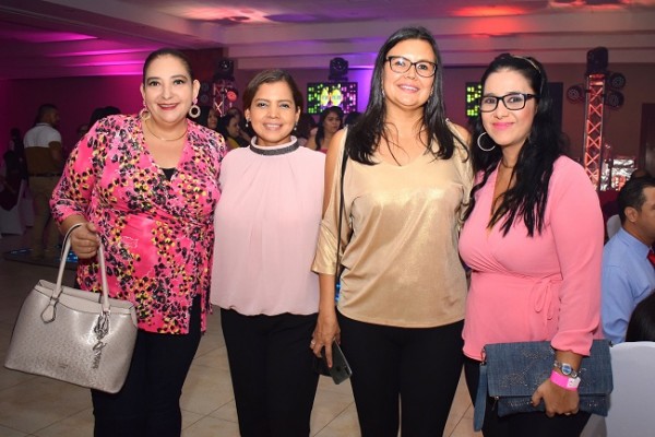 Patricia Zambrano, Vilma Fúnez, Jazmín Wilson y Marisela Zambrano.