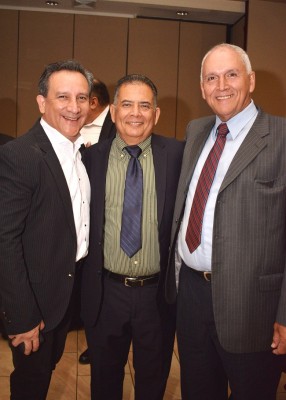 Alejandro Flores, Carlos Zúñiga y Eduardo Dacosta.