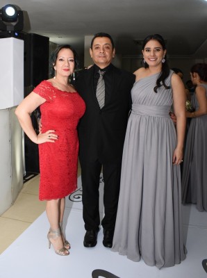 Claudia Chang, Manuel Cruz y Carolina Pineda
