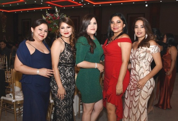 Diana Murcia, Jennifer Smith, Nicole Navas, Melissa Hernández y Jenny Bohorquez