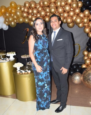 Graciela Arias y Fernando Meza.