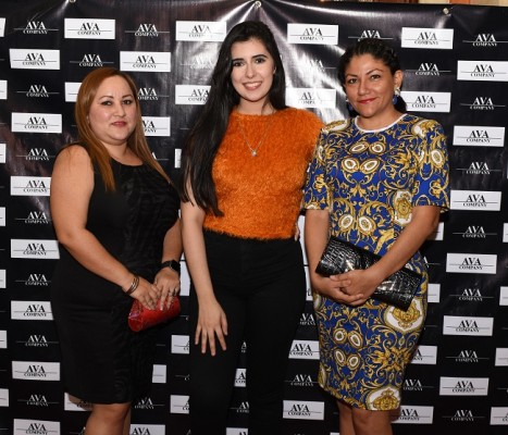 Griselda Antúnez, Leslie Rivera y Alejandra Izaguirre