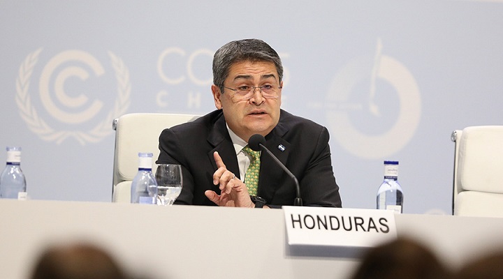 Hernández propone destinar pago de la deuda de Honduras a mitigar daños climáticos