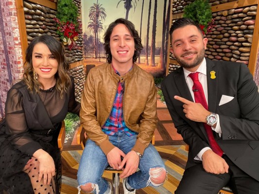 Jorge Alejandro, recién expulsado de La Academia en el programa Venga La Alegría