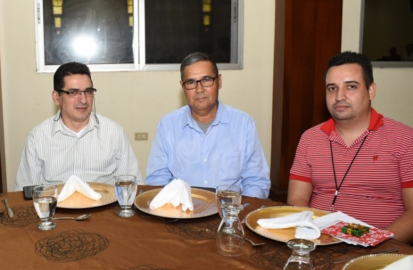 Manuel Sabillón, Humberto Brizo y Elvin Larios