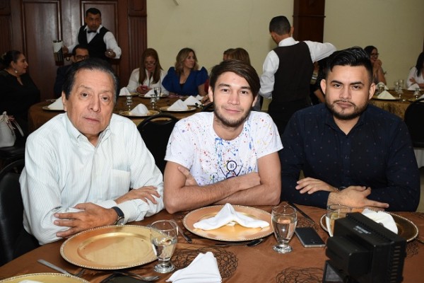 Olman Serrano, Marco Fonseca y Alexis Carías