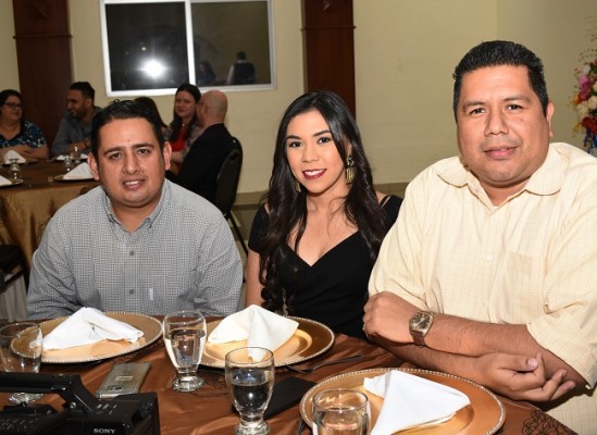 Reinaldo Chinchilla, Bessy Cruz y Gerson Valladares