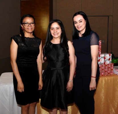 Yessica Lagos, Guadalupe Varela y Maritza Valerio