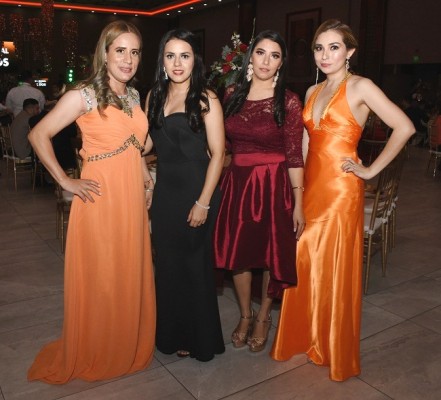 Yezmi Ramos, Keyli Amaya, Yesenia Perdomo y Norma Amaya