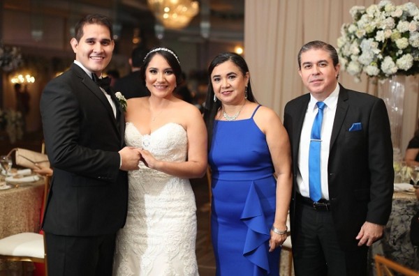 Bryan Ortega, Mariela Aguilar, Marlenne Amaya y Gamal Rumman.