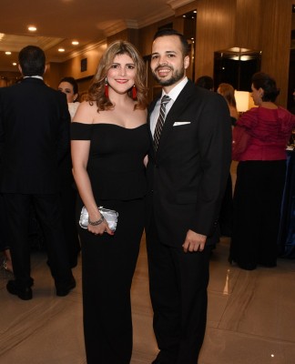 Carla Milla y su esposo, Julio Suazo