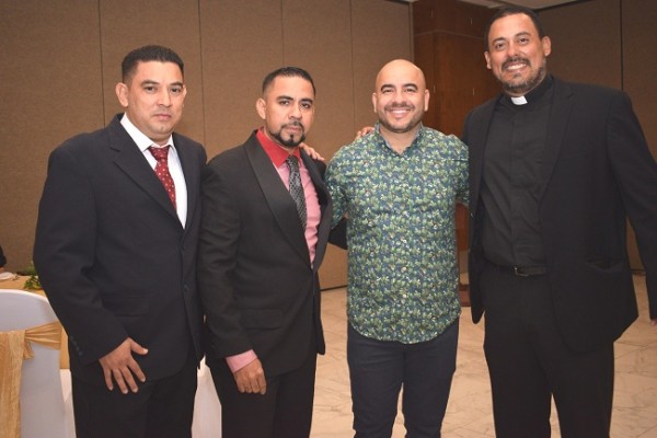 Cesar Beteta, Sergio Murillo, Johnny Valladares y Luis Elvir.