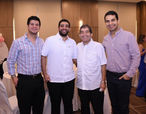 David Fattaleh, Abraham Jaar, Nabil Mustaklem y Samer Fattaleh.