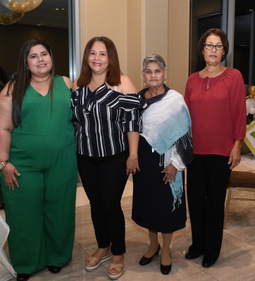 Gabriela Zelaya, Karla Castillo, Ramona Alicia Ortega y Blanca Perla