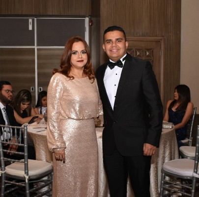 Indira Narváez y Abdul Blandón, hermanos de la novia