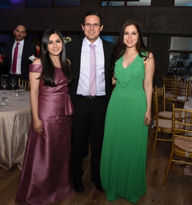 Julia Sosa, Luis Weddle y Liliana Oliva