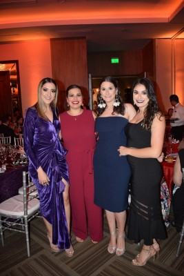 Leyla Sansur, Jessica Cruz, Lynnet y Fernanda Saybe