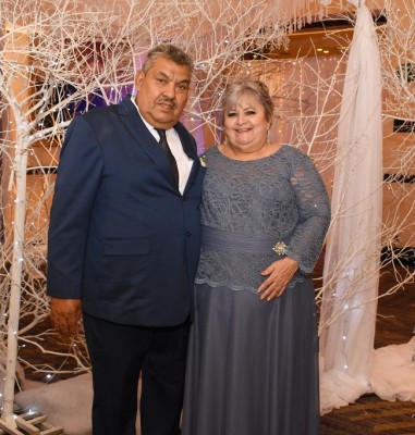 Los padres de la novia Vilma Castillo y Obdulio Bohorquez