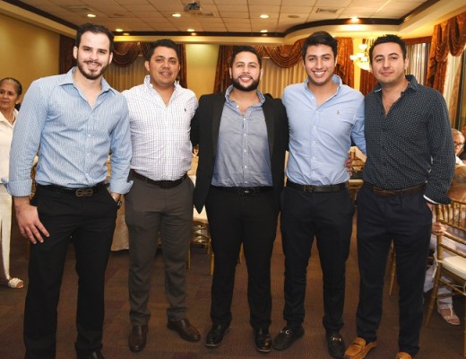 Luis Andonie, Rigoberto Alvarenga, Fares Lagos, Shaher Lagos y Javier Lagos