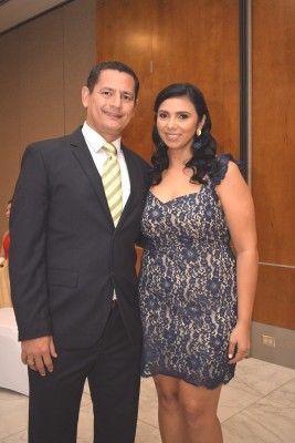 Marvin Lara y Aryani Ortega.