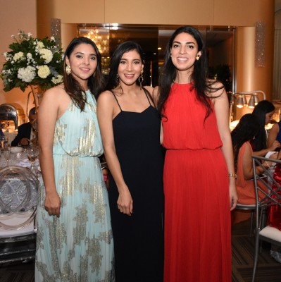 Rashme Mendoza, María Fernanda Handal y María Elena Yuja