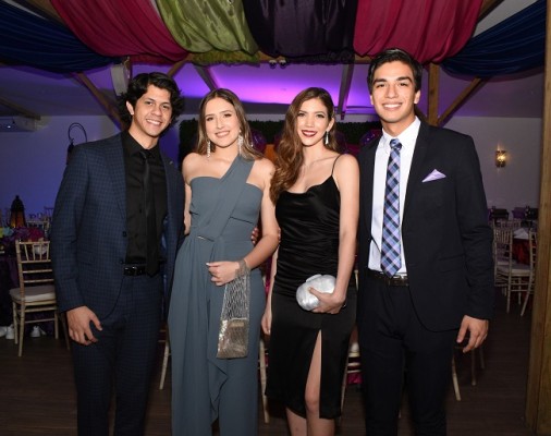 Alejandro Ramos, Franchesca Heyer, Nicole Ustariz y Sergio Bonilla