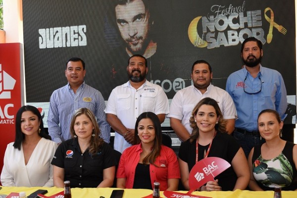 Conferencia de prensa del Festival Noche del sabor en su lanzamiento oficial.