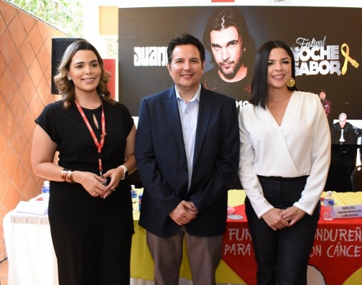 Conferencia de prensa del Festival Noche del sabor en su lanzamiento oficial.