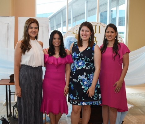 Daniela Sanabria, Daniela Alvarado, Diana Enamorado y Ana Sánchez