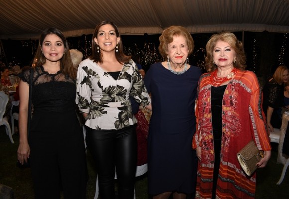 Ingrid Sabillón, Sarahí Carranza, Julieta Kattán y Maritza Lara