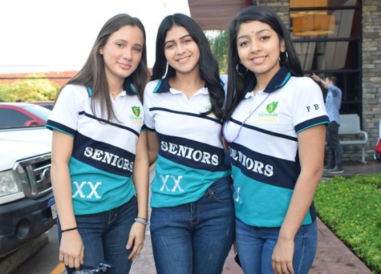 Jaell Basco, Hillary Romero y Lilian Noriega.