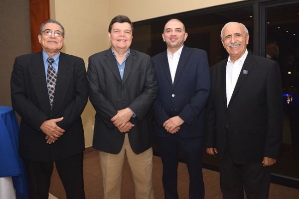 Jorge Banegas, Senen Villanueva, Fuad Handal y Fouad Faraj.