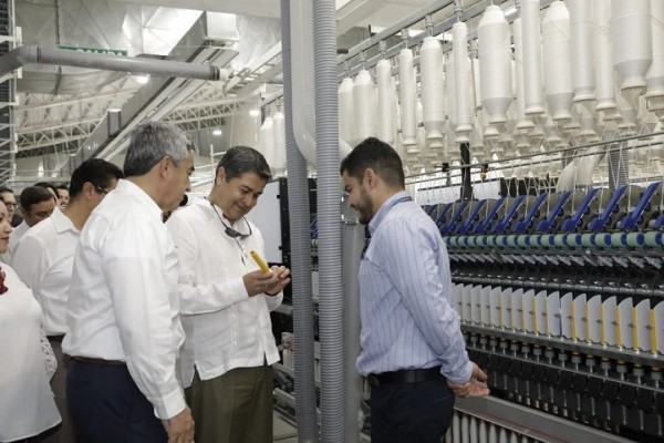 Presidente Hernández participa en inauguración de parque industrial San Juan Innovation Park en Choloma