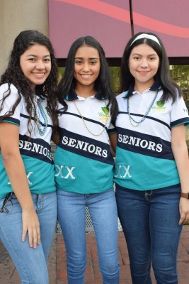 Lisky Ventura, Andrea Zelaya y Hellen Morarel.