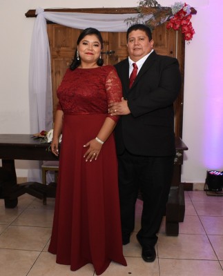 Los padrinos de boda, Luisa Alejandra Mejía y Juan Carlos Girón