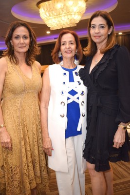 Lucy Ibrahim, Mary de Leiva y Mónica Yibrín.