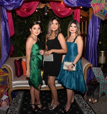 Valeria Pastor, Zoila Figueroa y Paulina Flores