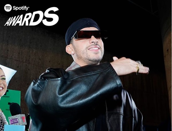 Bad Bunny el artista más premiado en la primera edición de los Spotify Awards