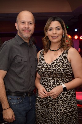 Cesar Herrera y Sarah Zepeda en el Hilton Princess 