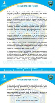 Se confirma un caso positivo de coronavirus en San Pedro Sula y nueve contactos sospechosos