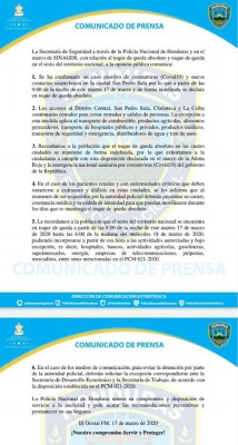 Se confirma un caso positivo de coronavirus en San Pedro Sula y nueve contactos sospechosos