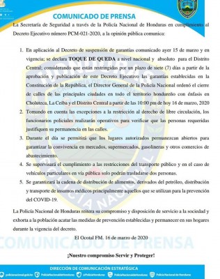 Registra Honduras dos nuevos casos de COVID-19, ya suman 8 en total 