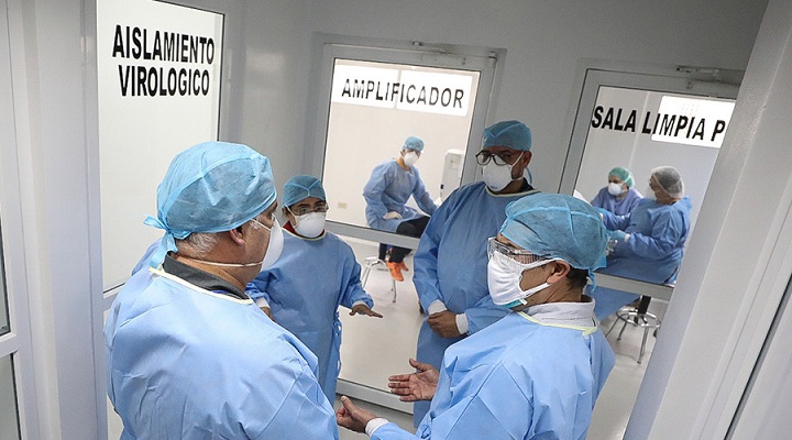 Realiza las primeras pruebas en el Laboratorio Nacional de Virología de San Pedro Sula