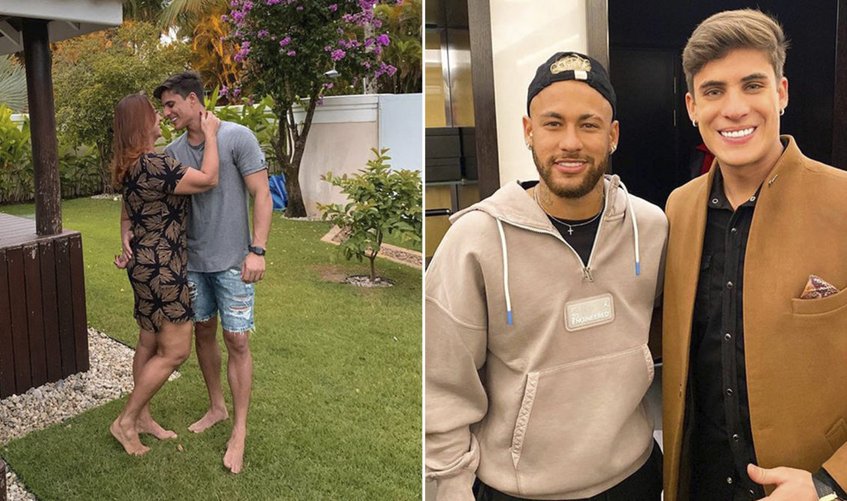 Neymar felicita a su madre por la nueva relación amorosa con un joven de 22 años