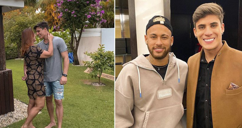 El encanto duro poco: la mamá de Neymar puso fin a su romance con su novio de 22 años