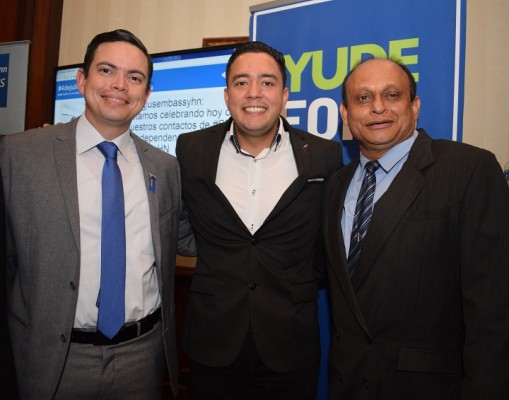 Ivan Aguilar, Nilrod Rodriguez y Omar Cererlla