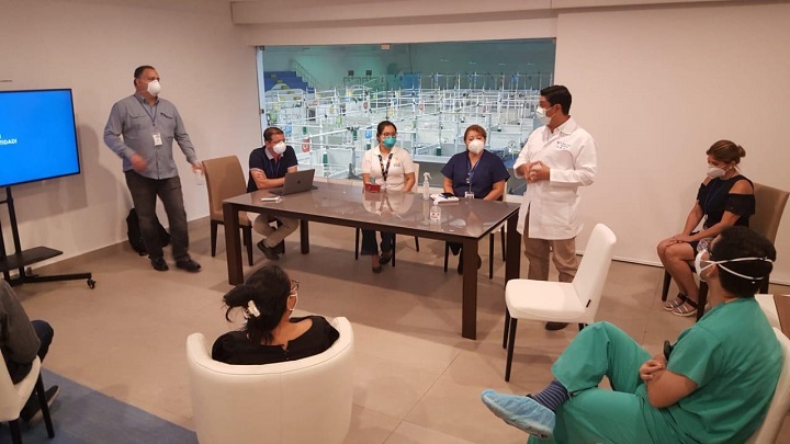 Autoridades sanitarias ultiman detalles de Unidad Estabilizadora para Pacientes con COVID19 en SPS